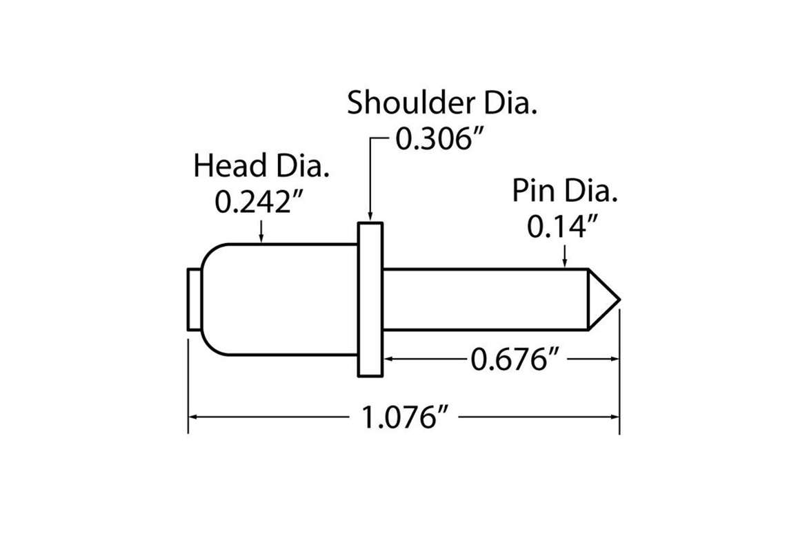 Nylon Shutter Pins