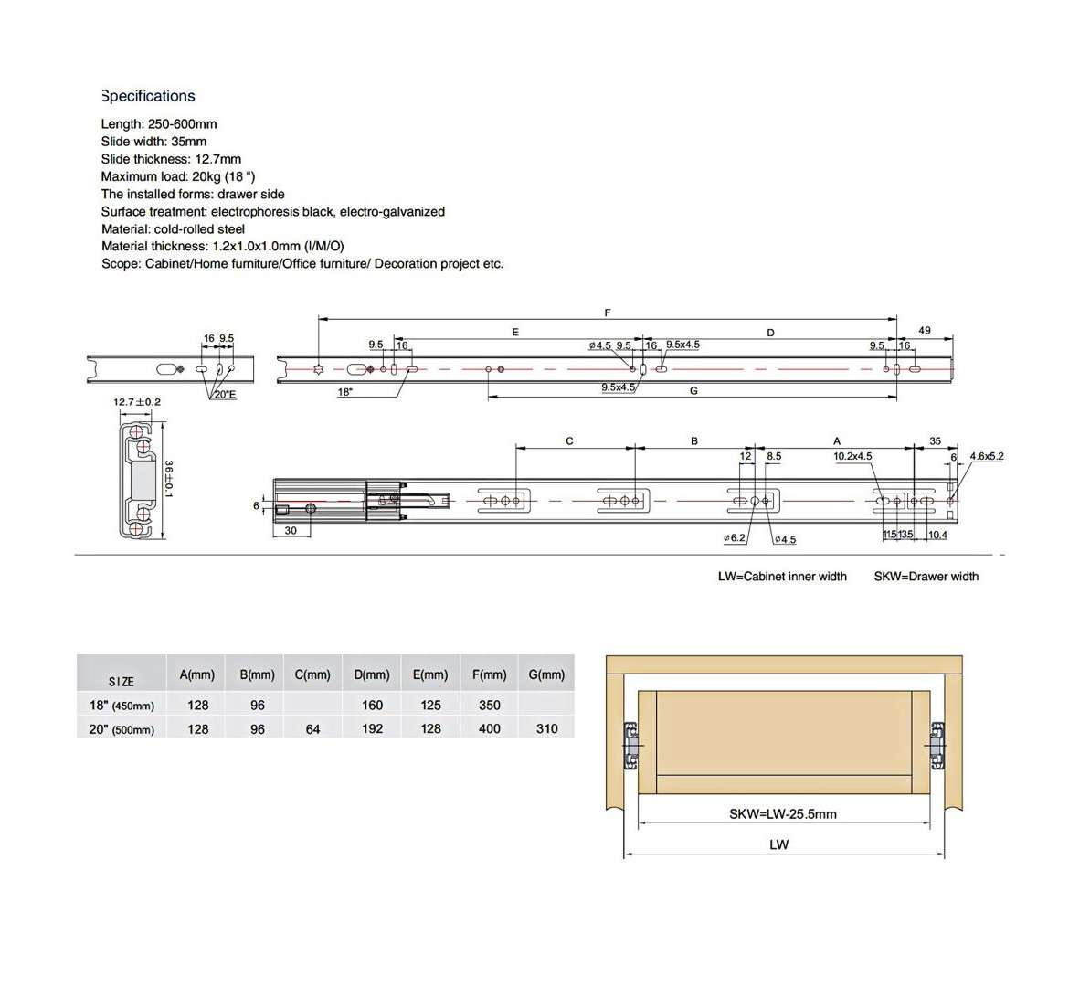 Slide Spec Sheet